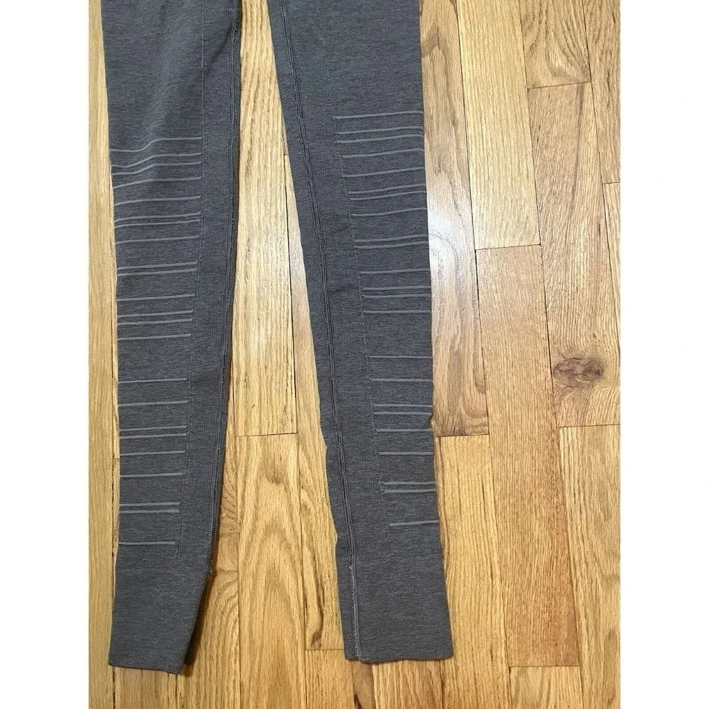 Blanqi‎ Gray Heathered Seamless Hipster Leggings Activewear Athleisure Small S